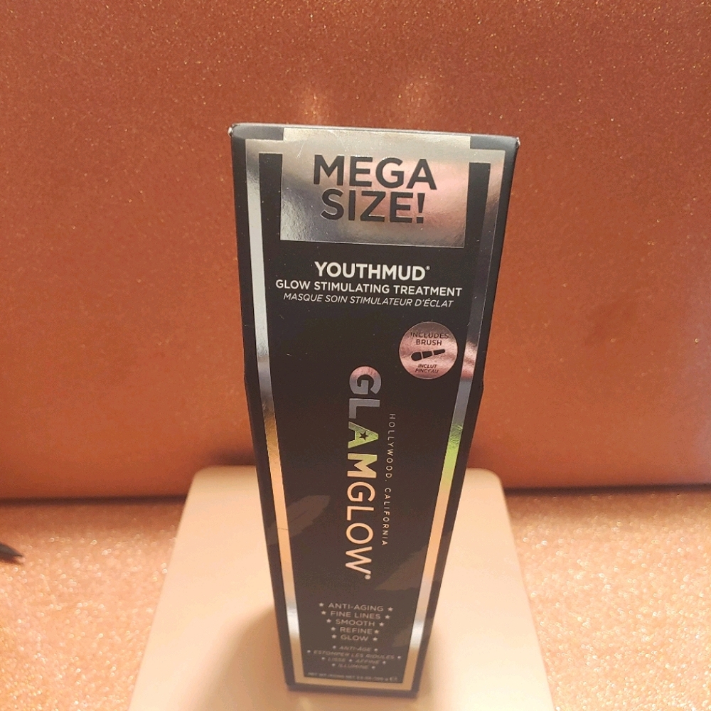Youthmud Glow mask Treatment megasize BRUSH included Glamglow
